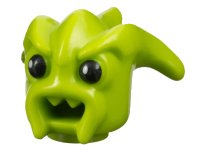 LEGO part Minifigure, Head, Modified Kranxx / Rench with Open Mouth with Black Eyes Pattern 85948pb01