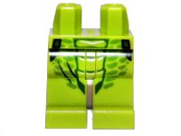 LEGO onderdeel Hips and Legs with Green Scales Pattern (Spitta) 970c00pb0179