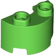 LEGO part Cylinder Half 1 x 2 x 1 68013