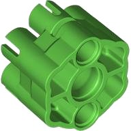 LEGO part Projectile Launcher Part, Rapid Shooter Six Barrel - Rounded Barrels 77257