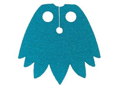 LEGO onderdeel Minifigure Cape Cloth, 7 Points - Spongy Stretchable Fabric (103436)