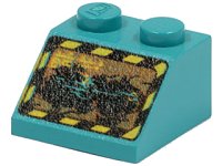 LEGO part Schräge 45 2 x 2 mit Rock Raiders Muster 3039px15