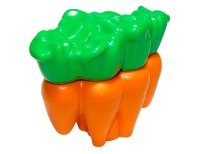 LEGO part Duplo Carrots with Bright Green Leaves Pattern 23230pb02