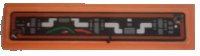 LEGO onderdeel Tegel 1 x 4 met Mechanica en Draden Patroon (Sticker) - Set 70603 2431pb0476