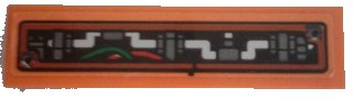 LEGO onderdeel Tegel 1 x 4 met Mechanica en Draden Patroon (Sticker) - Set 70603 (2431pb0476)