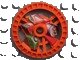 LEGO part Technic, Disk 5 x 5 - RoboRider Talisman Wheel, Fuel Mold with Robot Pattern 32352pb01