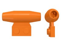 LEGO part Engine, Smooth Small, 1 x 2 Side Plate with Axle Holders 3475b