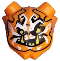 LEGO onderdeel Minifigure, Visor Mask Ninjago Oni with Mask of Deception Pattern 35636pb02