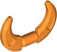 LEGO part Minifigure, Weapon Crescent Blade 3757