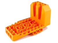 LEGO part Aircraft Fuselage Aft Section Angular Bottom 6 x 10 x 5 42601c01