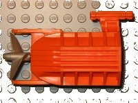 LEGO part Electric, Motor 8 x 4 x 4 Back Half with 2-Blade Propeller 48083c02