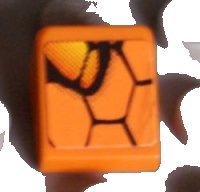 LEGO part Slope 30 1 x 1 x 2/3 Snakeskin Pattern Model Right Side (Sticker) - Set 8158 54200pb048R