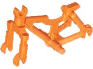 LEGO part Bicycle Frame, Heavy Mountain Bike with Clip for Handlebars 5554