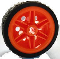 LEGO part Wheel 30.4mm D. x 20mm with No Pin Holes and Reinforced Rim with Black Tire 37 x 22 ZR (56145 / 55978) 56145c03
