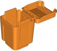 LEGO part Duplo Container Garbage Can with Lid (73568)