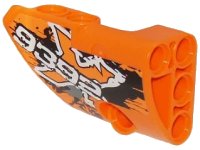 LEGO onderdeel Technic, Panel Fairing # 1 Small Smooth Short, Side A with '9392' over 'X' Pattern (Sticker) - Set 9392 87080pb012