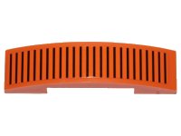 LEGO part Slope, Curved 4 x 1 x 2/3 Double with Black Stripes Pattern (Sticker) - Set 75273 93273pb121