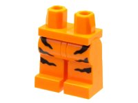 LEGO onderdeel Hips and Legs with 6 Black Thick Tiger Stripes Pattern 970c00pb1324