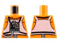 LEGO onderdeel Torso SW Rebel Pilot with Printed Back Pattern 973pb0624