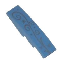 LEGO part Slope, Curved 4 x 1 with Ornamental Starburst Pattern 61678pb061