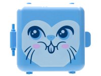 LEGO onderdeel Container, Box 3 x 8 x 6 2/3 Half Front with Bunny Rabbit Face Pattern 64462pb05