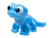 LEGO onderdeel Salamander / Gecko, Friends with Medium Azure Eyes and Metallic Pink Diamonds Pattern (Bruni the Fire Spirit) 84307pb01