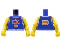 LEGO part Torso NBA Player Number 3 Pattern / Yellow NBA Arms 973bpb179c01