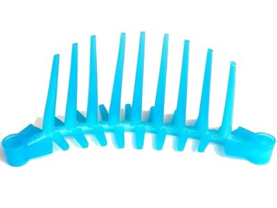 LEGO onderdeel Bionicle Barraki Spine Flexible with Marbled Trans-Dark Blue Pattern (57562pb01)