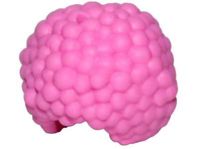 LEGO onderdeel Mini Doll, Hair Bubble Style Large, Hole on Top (Afro) (49362)
