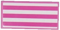 LEGO onderdeel Tile 2 x 4 with Dark Pink and White Stripes Pattern (Sticker) - Set 41430 87079pb0994