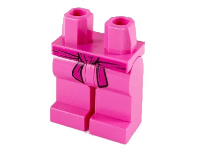 LEGO onderdeel Hips and Legs with Magenta Sash Pattern (970c00pb1050)