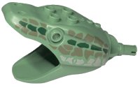 LEGO part Serpent Basilisk Head with Scales Pattern 43746pb01