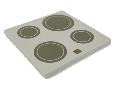 LEGO onderdeel Tile 6 x 6 with Cooktop Pattern (6881pb01)