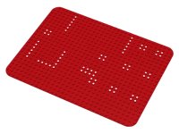 LEGO part Baseplate 24 x 32 with Set 358 Dots Pattern 10p03