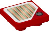 LEGO part Tile, Modified 2 x 2 Inverted with Super Mario Scanner Code Coin, Triangle Corner Pattern (Sticker) - Set 71401 11203pb082