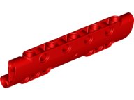 LEGO part Technic, Panel Curved 11 x 3 with 10 Pin Holes through Panel Surface 11954