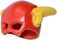 LEGO onderdeel Minifigure, Headgear Mask The Flash with Yellow Wings Pattern 15554pb01