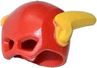 LEGO onderdeel Minifigure, Headgear Mask The Flash with Yellow Wings Pattern (15554pb01)