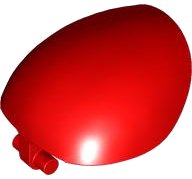 LEGO part Large Figure Armor, Round, Smooth with Bar Handle - Free Ends 1686