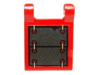 LEGO part Flag 2 x 2 Square with Armor Plate Pattern (Sticker) - Set 9448 2335pb095