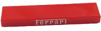 LEGO part Fliese 1 x 4 mit silbernem Ferrari Logo Muster 2431pb0861