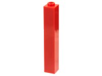 LEGO part Ladrillo 1 x 1 x 5 - Espiga Abierta Bloqueada u Espiga Hueca 2453a