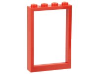 LEGO part Window 1 x 4 x 5 with Solid Studs 2493a
