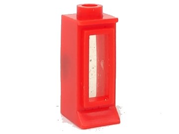 LEGO part Window 1 x 1 x 2 with Extended Lip, with Glass (29bc01)