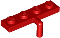 LEGO part Plaque, Modifiée 1 x 4 avec Bras Barre Bas 30043