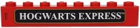 LEGO part Brick 1 x 8 with Black Hogwarts Express TM Pattern (Sticker) - Set 4708 3008pb044a