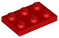 LEGO part Platte 2 x 3 (3021)