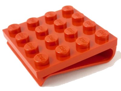 LEGO onderdeel Scala Jewelry Plate, Modified 4 x 4 with Clip on Back (3031clip)