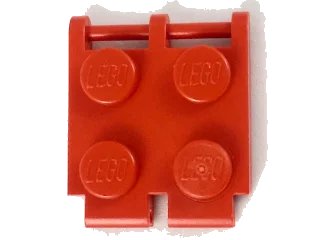 LEGO onderdeel Scala Jewelry Plate, Modified 2 x 2 (Human Bracelet segment) (312c)