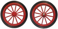LEGO part Wheel Spoked Large with Black Tire Smooth - Large Solid (35 / 36) 35c01